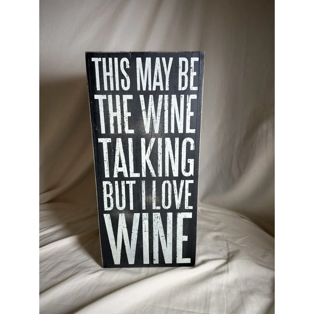 Primitives By Kathy-Wine Box‎ Holds 6 Bottles Of Wine